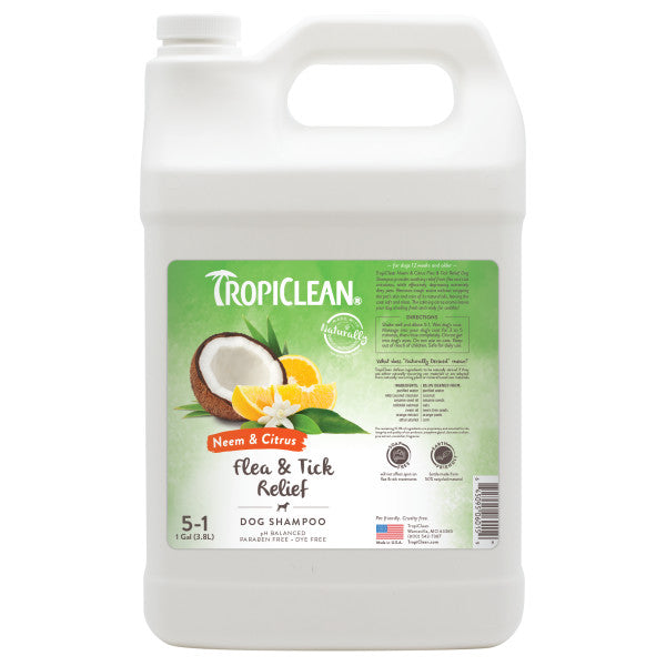 Tropiclean flea clearance shampoo