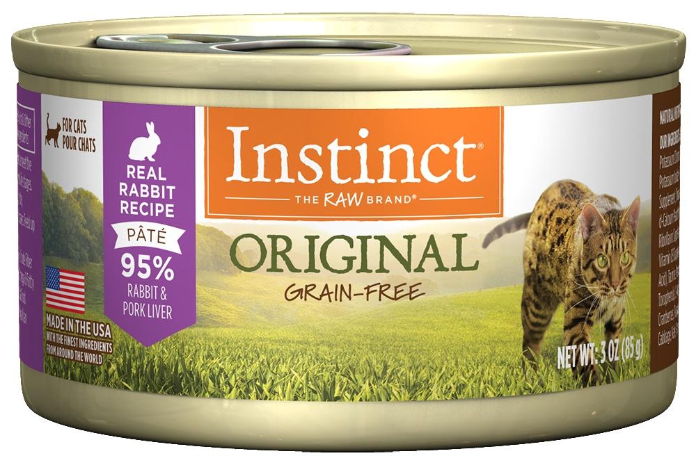 Nature s Variety Instinct Grain Free Rabbit Formula Canned Cat