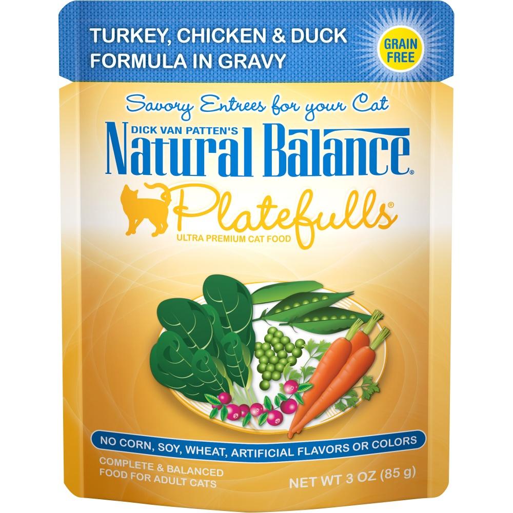 Natural Balance Platefulls Regular Grain Free Turkey Chicken and