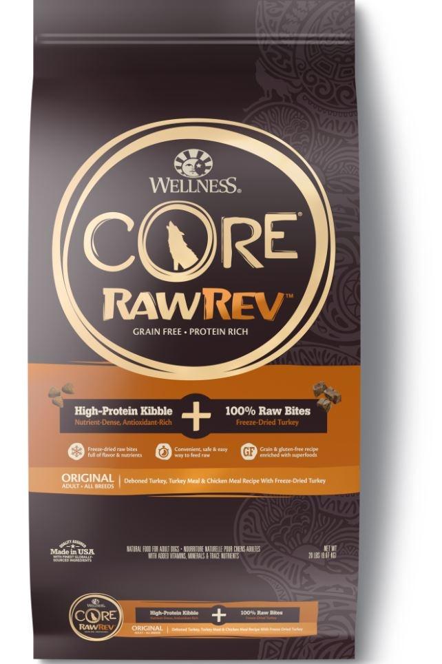 Wellness core store rawrev cat food