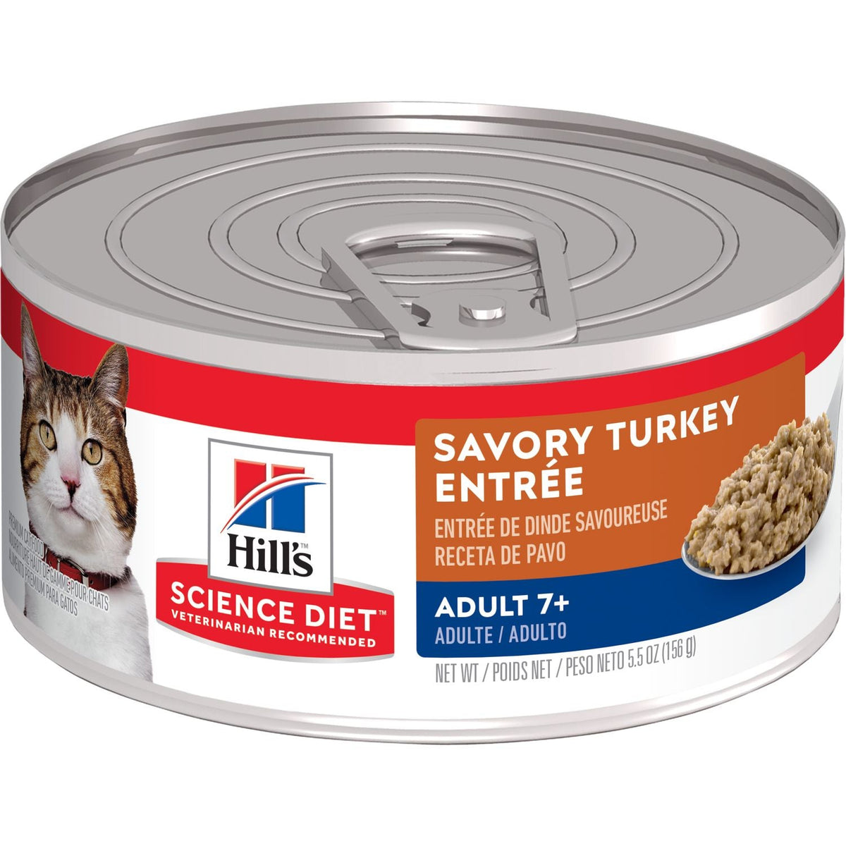 Hill s Science Diet Adult 7 Savory Turkey Entr e cat food