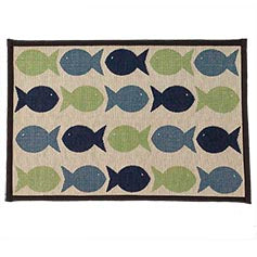 PetRageous Kool Fishies Tapestry Mat (13 x 19)