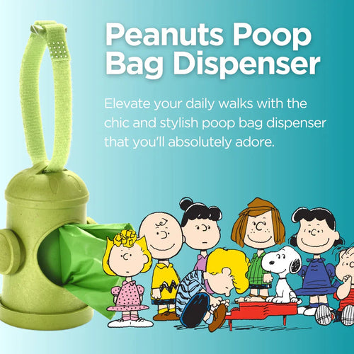 The Original Poop Bags Hydrant Dispenser + Leash Roll Poop Bags