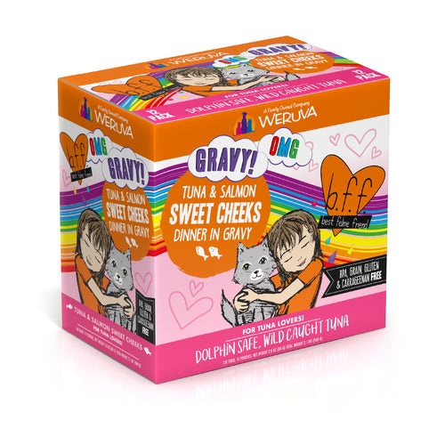 Weruva BFF Tuna & Salmon Sweet Cheeks Recipe Pouches Wet Cat Food
