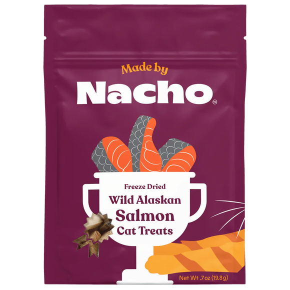 Made By Nacho Freeze-Dried Wild Alaskan Salmon Cat Treats (.7 oz)