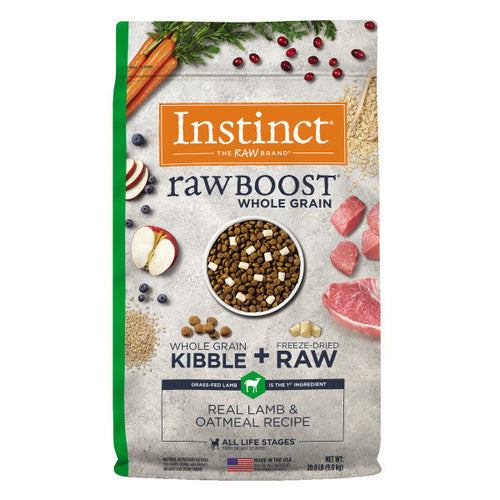 Nature's Variety Instinct Raw Boost Whole Grain Lamb & Oatmeal Dry Dog Food