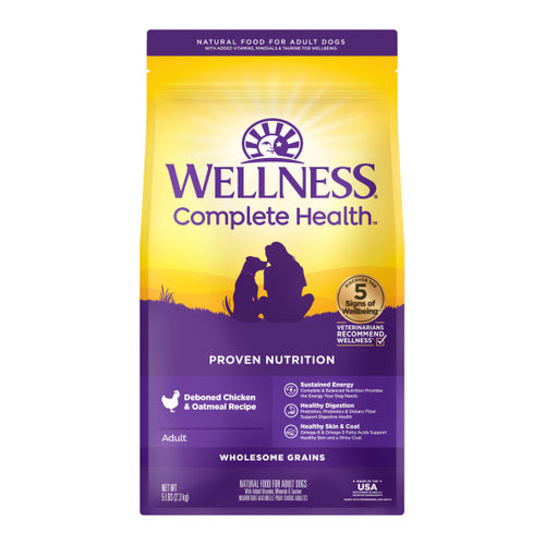 Wellness Complete Health Grained Chicken & Oatmeal Dry Dog Food