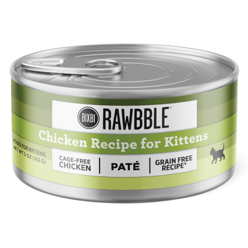 Rawbble® Wet Food for Cats – Chicken Paté for Kittens Recipe