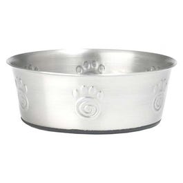 1-Qt. Pet Bowl, Stainless Steel, Non-Skid