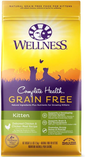 Wellness Complete Health Natural Kitten Grain Free Deboned Chicken and Chicken Meal Dry Cat Food Brookline MA Brookline Dog Grooming