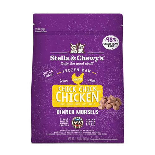 Stella Chewy s Chick Chick Chicken Frozen Raw Dinner Morsels Cat