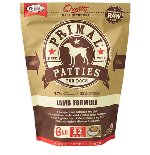 Primal Pet Foods Canine Raw Frozen Patties