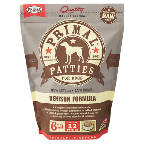 Primal Pet Foods Canine Raw Frozen Patties