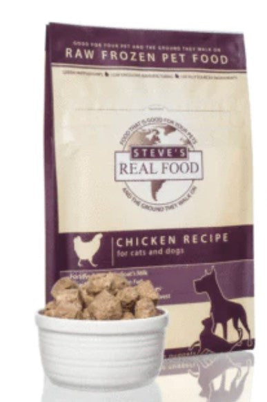 Frozen Raw Dog Food White Fish Diet - Steve's Real Food - Steves Real Food