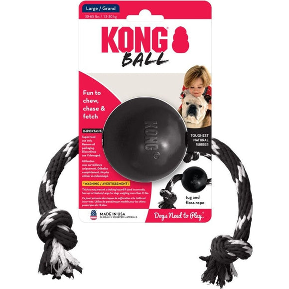 KONG EXTREME BALL WITH ROPE