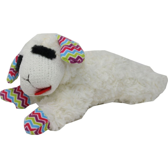 MULTIPET LAMB CHOP SPRING PATTERN W/SQUEAKER